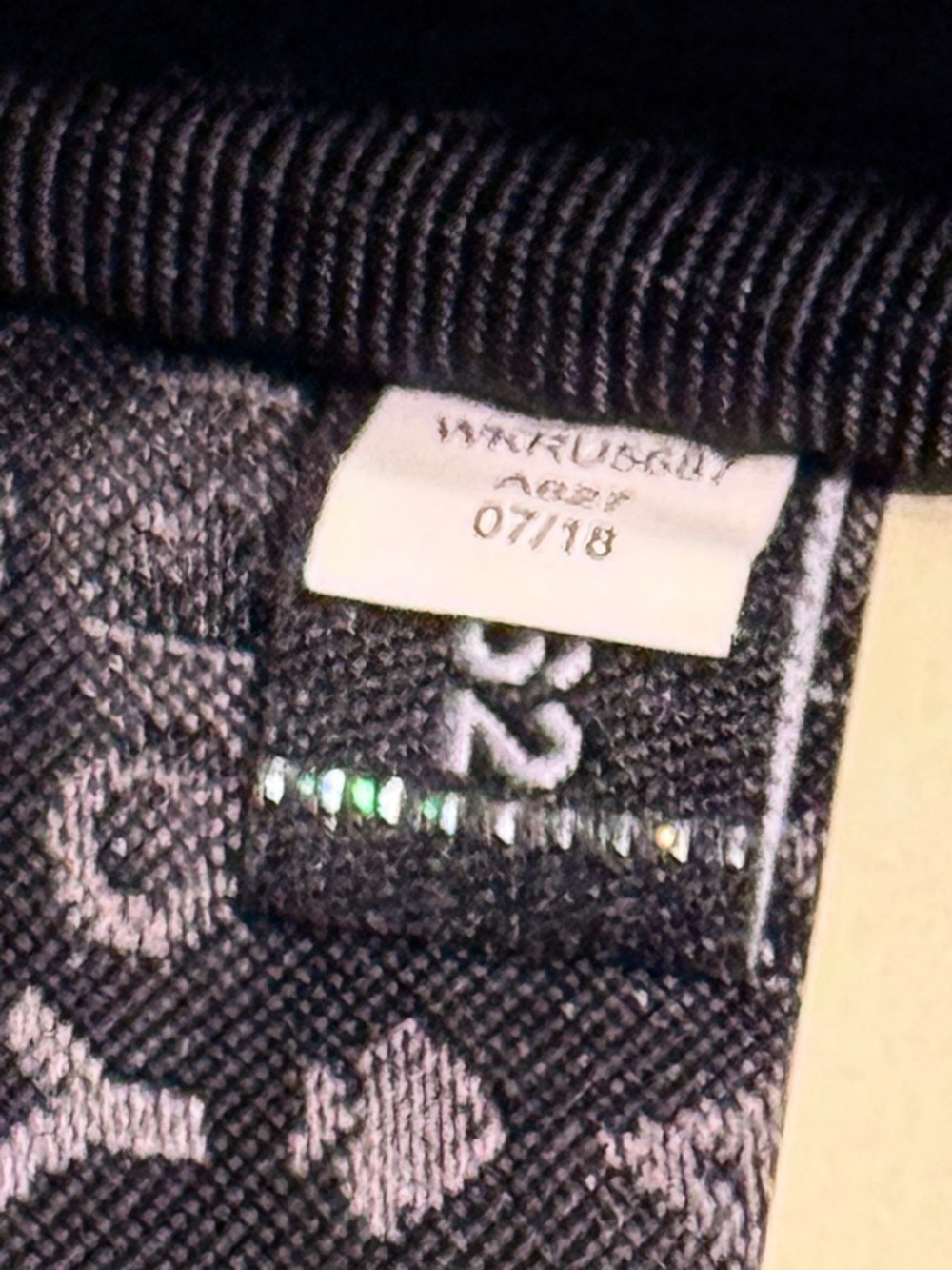 Kate Spade Wilson Road French Stripe Mini Bradley Backpack Black White Nylon Bag - Picture 11 of 17